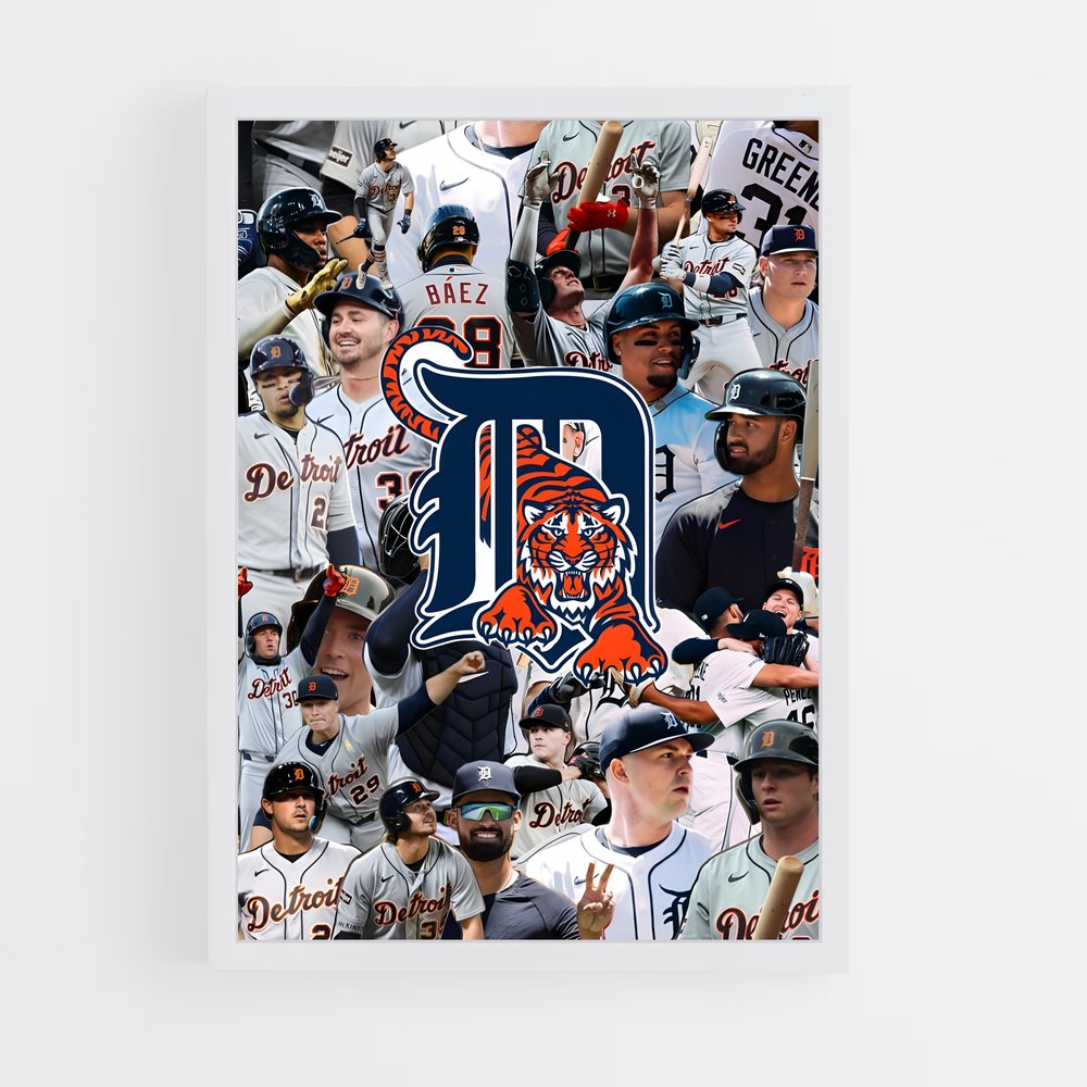 Poster Detroit Legends – affiche Baseball (vue 3)